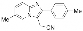6-Methyl-2-(4-methylphenyl)imidazo-[1,2-a]pyridine-3-acetonitrile